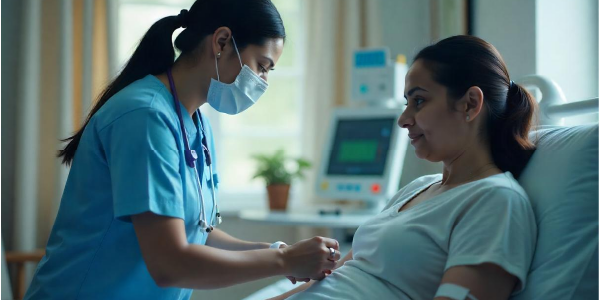 IV INFUSION (Cannula already in place)