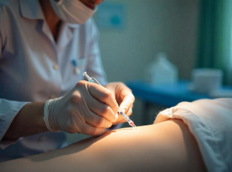 I/V Cannula Insertion For Antibiotics