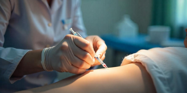 I/V Cannula Insertion For Antibiotics